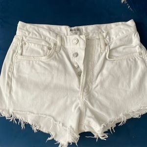Agolde Jeans white shorts
